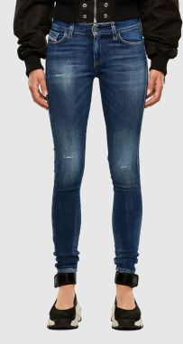 Diesel Rifle - SLANDY L.32 TROUSERS modré