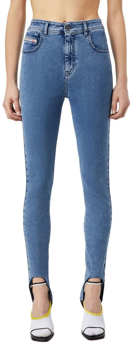 Diesel Rifle - D-SLANDY-G-NE Sweat jeans modré