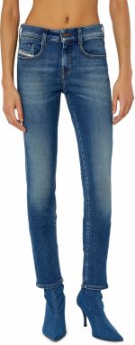 Diesel Rifle - D-OLLIES-T Sweat jeans modré