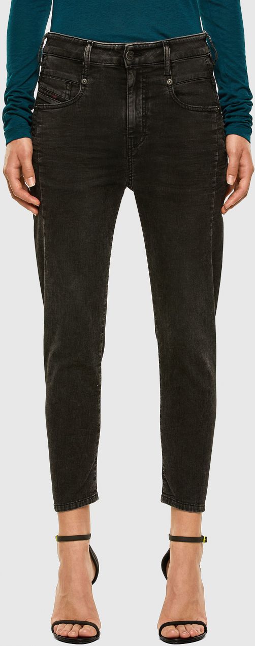Diesel Rifle - DFAYZANE  Sweat jeans sivo-čierne