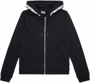 Diesel Mikina - UFLTBRANDAL SWEATSHIRT čierna