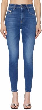 Diesel Rifle - 1984 SLANDY-HIGH L.32 TROUSERS modré