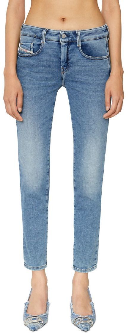 Diesel Rifle - D-OLLIES-T Sweat jeans modré