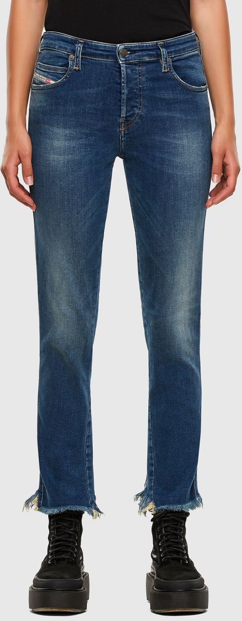 Diesel Rifle - BABHILAZIP L.32 TROUSERS modrá