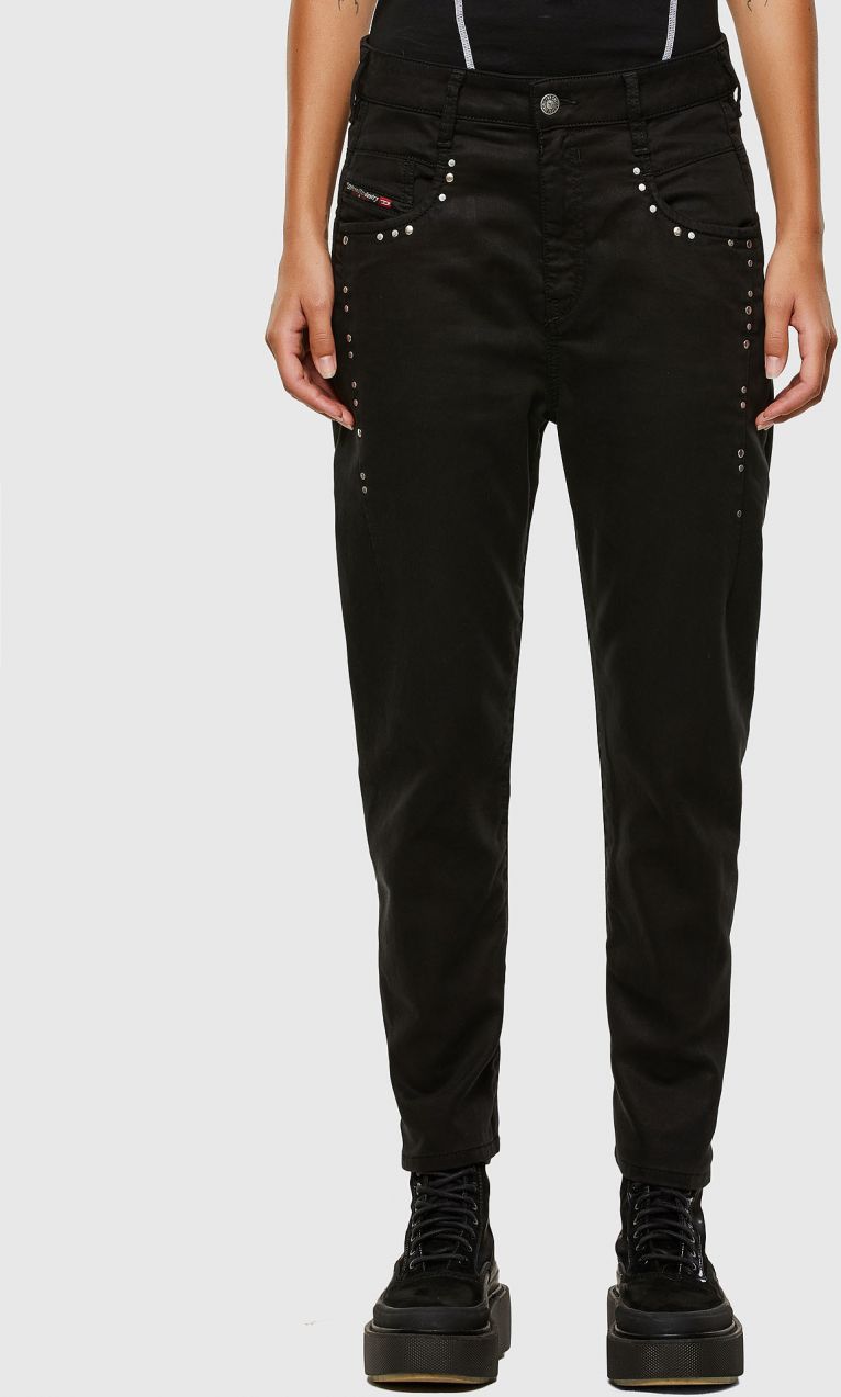 Diesel Rifle - DFAYZABNE Sweat jeans čierne