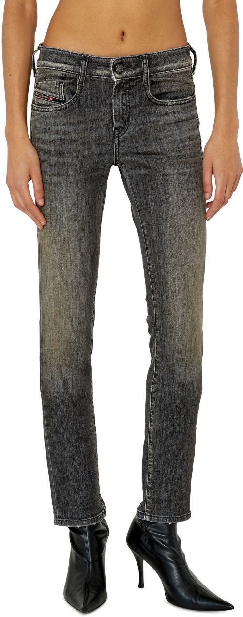 Diesel Rifle - D-OLLIES-T Sweat jeans čierne