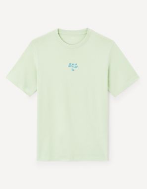 Celio Cotton T-shirt Jeword - Men's