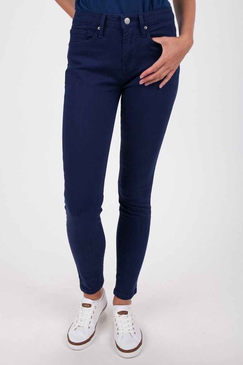 Rifle - TOMMY HILFIGER COMO SKINNY RW C CLR modré