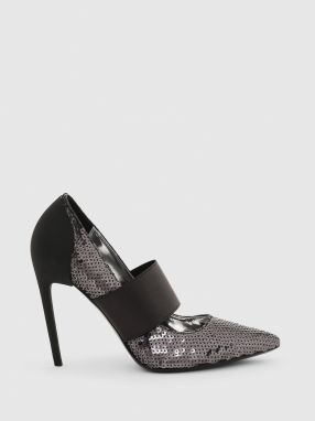 Diesel Lodičky - SLANTY  DSLANTY HHE  sandals sivé