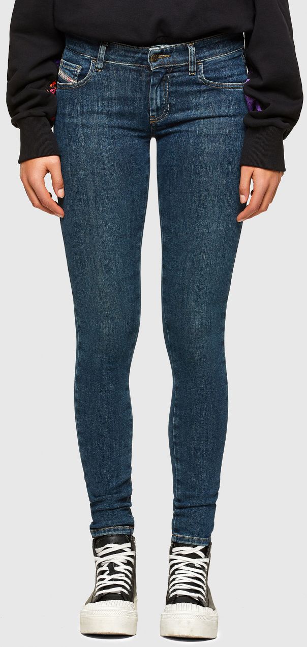 Diesel Rifle - SLANDYLOW L.32 TROUSERS modré