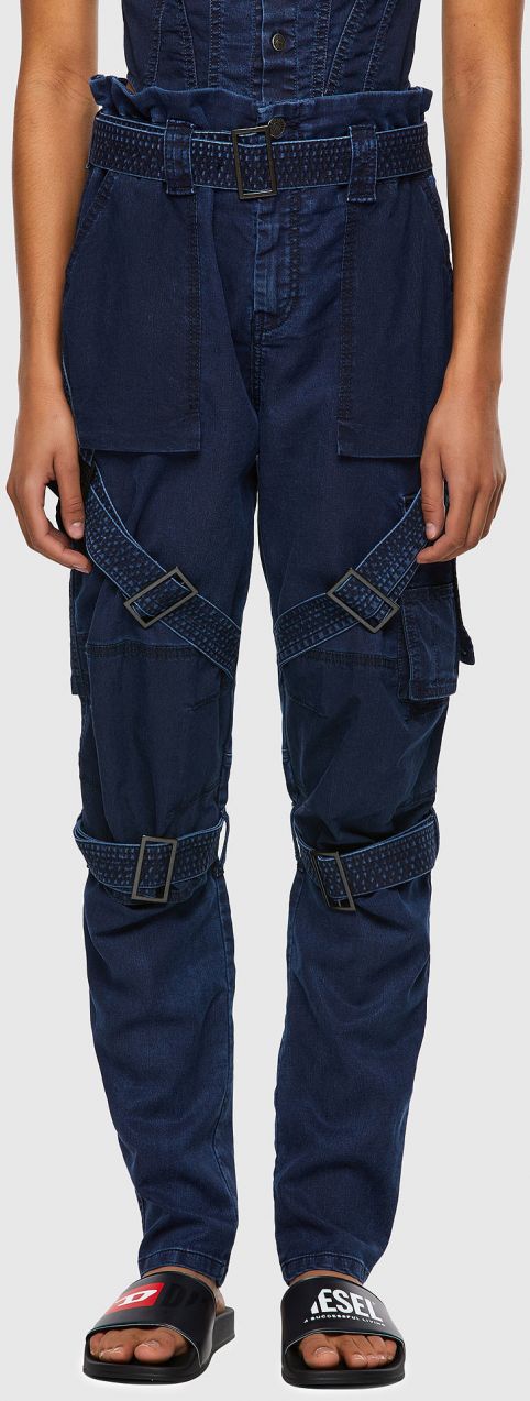 Diesel Rifle - DFEDRYSPNE Sweat jeans tmavomodré