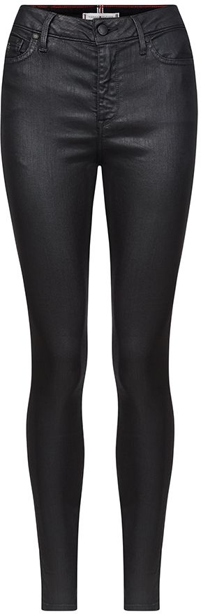 Tommy Hilfiger Rifle - HARLEM ULTRA SKINNY HW A BANI čierne