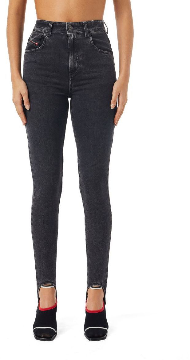 Diesel Rifle - D-SLANDY-G-NE Sweat jeans čierne