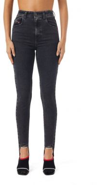 Diesel Rifle - D-SLANDY-G-NE Sweat jeans čierne