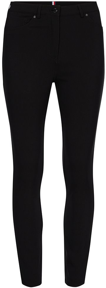 Tommy Hilfiger Nohavice - BISTRETCH POLY SKINNY PANT čierne