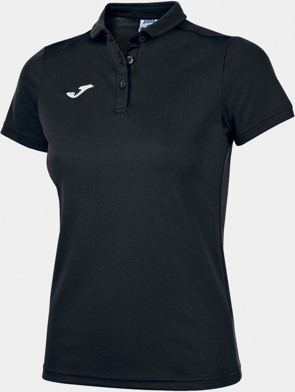 Women's T-shirt Joma Hobby Women Polo Shirt S/S Black