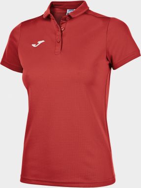 Dámské triko Joma Hobby Women Polo Shirt S/S Red