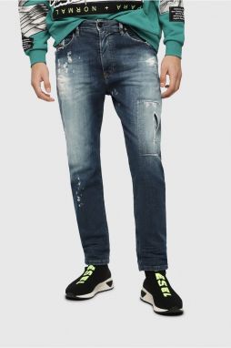 9011 DIESEL S.P.A.,BREGANZE  Rifle- Diesel NARROTT Sweat jeans modré