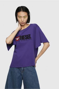 9011 DIESEL S.P.A.,BREGANZE Tričko - Diesel T JACKYD TSHIRT fialové