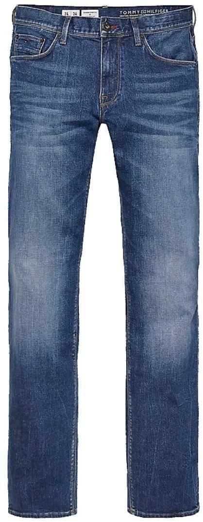 Rifle - TOMMY HILFIGER CORE DENTON STRAIGHT JEAN tmavomodré