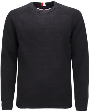 Tommy Hilfiger Sveter - STRUCTURE CHANGE SWEATER tmavomodrý