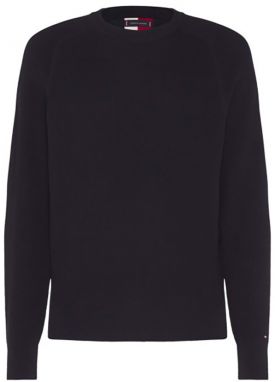 Tommy Hilfiger Sveter - TWO STRUCTURE SWEATER tmavomodrý