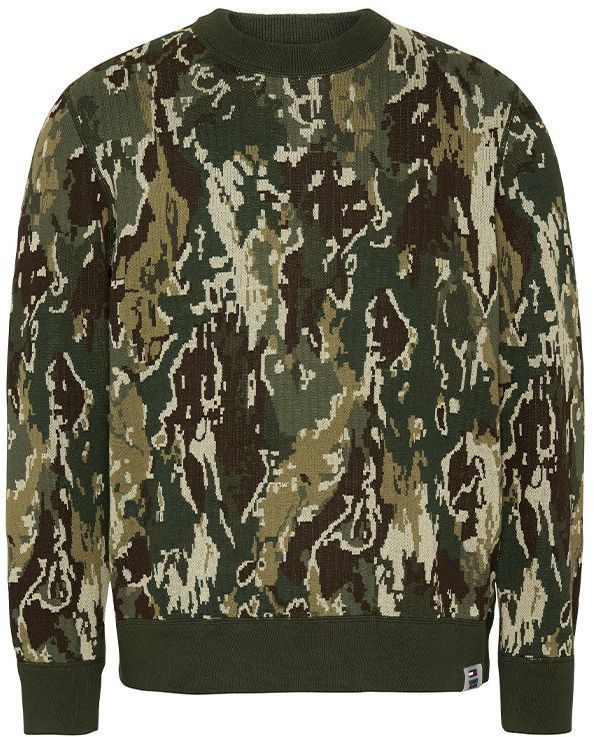 Tommy Jeans Sveter - TJM CAMO AOP SWEATER vzorovaný