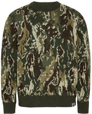 Tommy Jeans Sveter - TJM CAMO AOP SWEATER vzorovaný