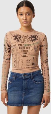 Diesel Tričko - TSIELAY TSHIRT béžové