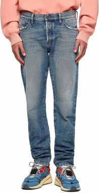 Diesel Rifle - DKRASX L.32 TROUSERS modré