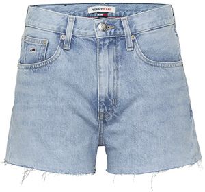 Tommy Jeans Krátke nohavice - HOTPANT BF0012 modré