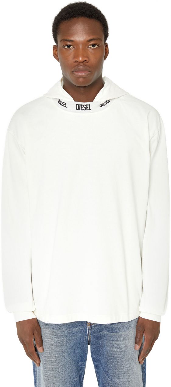 Diesel Tričko - T-WAHOOD-E1 T-SHIRT biele