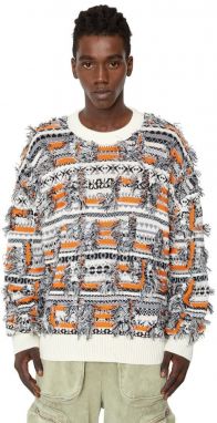 Diesel Sveter - K-ASIMIR KNITWEAR oranžový