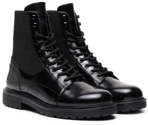 Diesel Čižmy - HAMMER D-HAMMER BT W BOOTS čierne