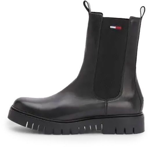 Čižmy - TOMMY JEANS LONG CHE čierne
