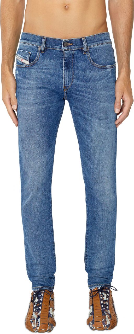 Diesel Rifle - 2019 D-STRUKT L.32 TROUSERS modré