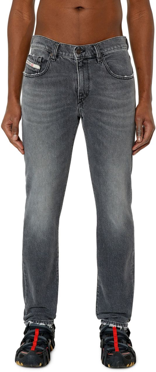 Diesel Rifle - 2019 D-STRUKT L.32 TROUSERS čierne