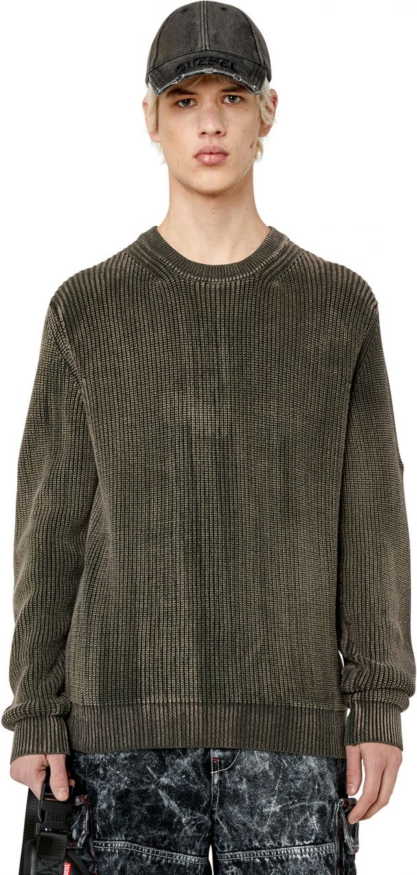 Diesel Sveter - K-ELESTO KNITWEAR sivý