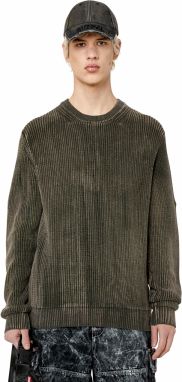 Diesel Sveter - K-ELESTO KNITWEAR sivý