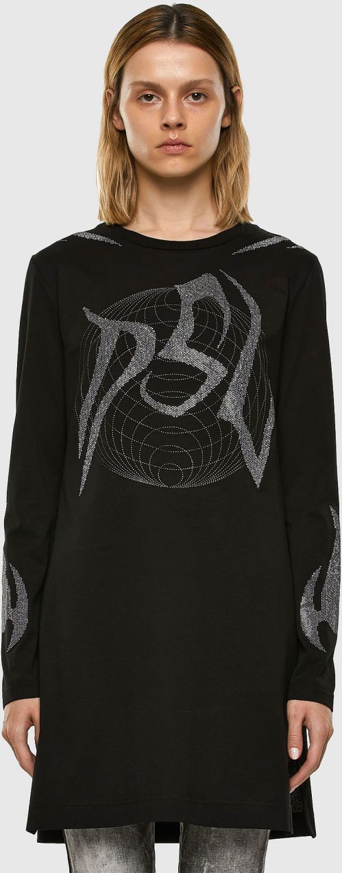 Diesel Tričko - TROSSINA TSHIRT čierne