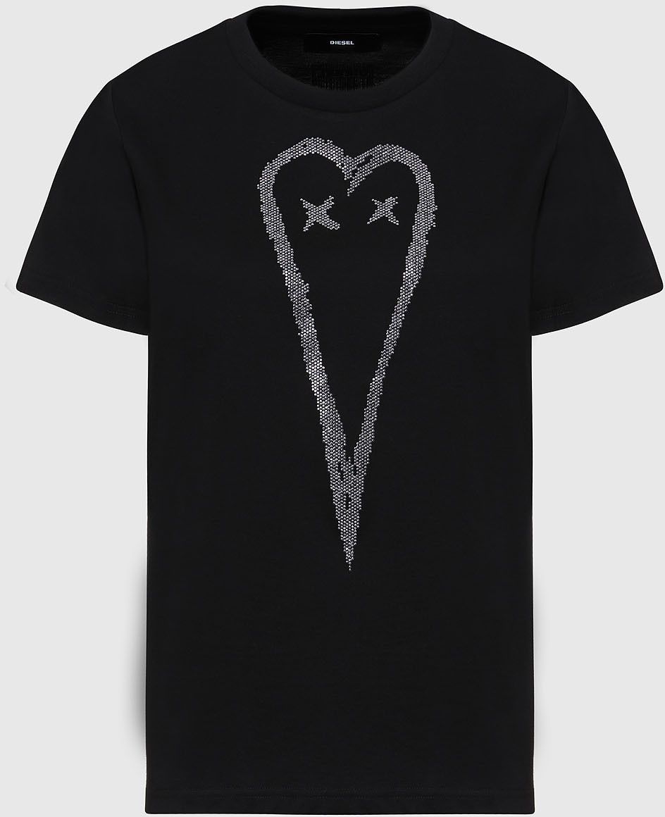 Diesel Tričko - TSILYE53 TSHIRT čierne