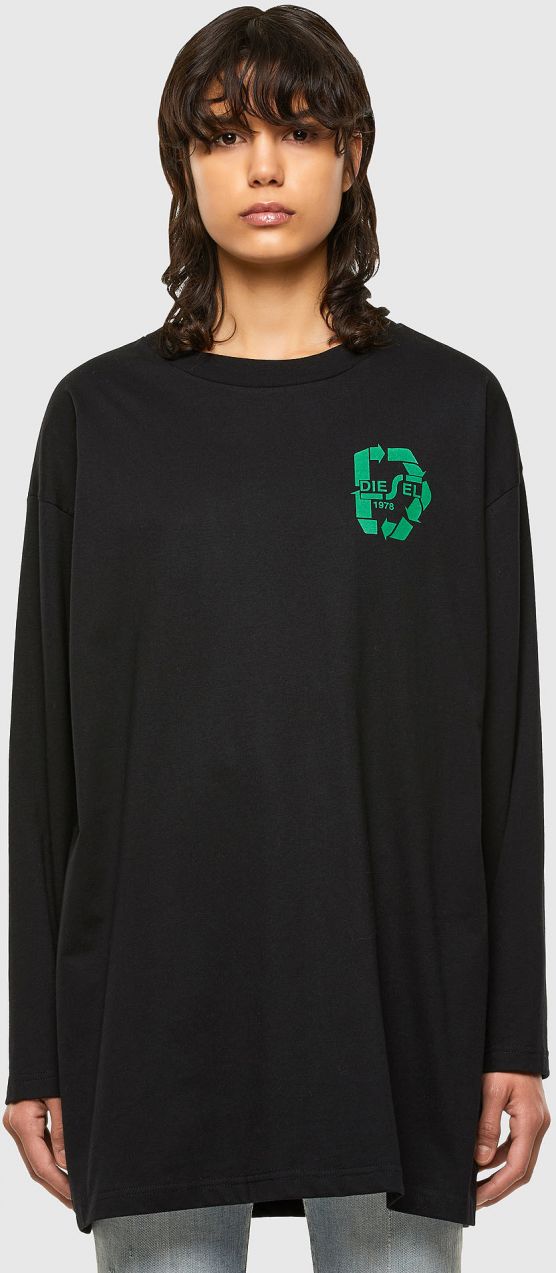 Diesel Tričko - TMISTE71 TSHIRT čierne