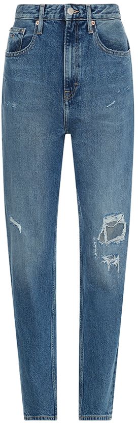 Tommy Jeans Rifle - MOM JEAN UHR TPRD BE734 SVMBRGD modré