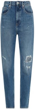 Tommy Jeans Rifle - MOM JEAN UHR TPRD BE734 SVMBRGD modré