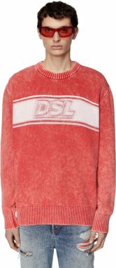 Diesel Sveter - K-ORTEZ KNITWEAR červený