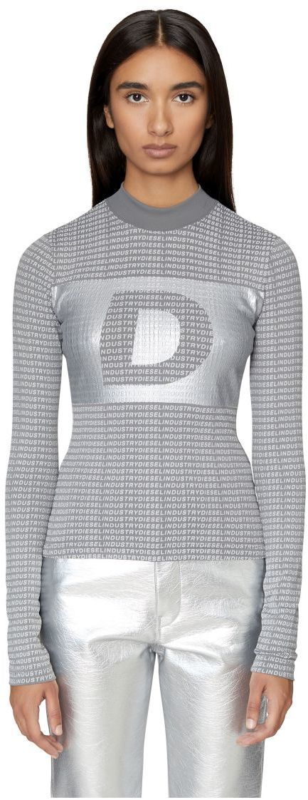 Diesel Tričko - T-SELY T-SHIRT sivé