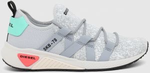 Diesel Tenisky - SKB SKB WEB LACE W SNEAKERS šedé