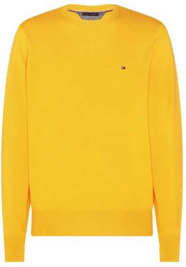 Tommy Hilfiger Sveter - PIMA COTTON CASHMERE CREW NECK žltý