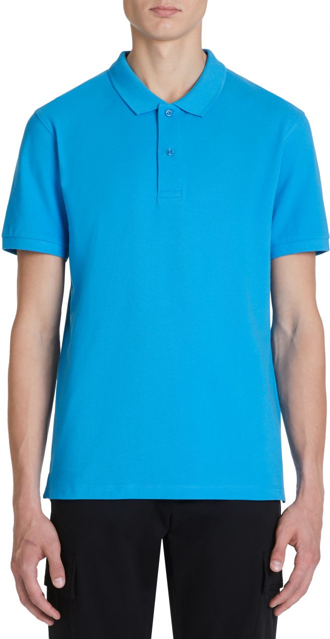 Modré pánske polo tričko Celio Teone