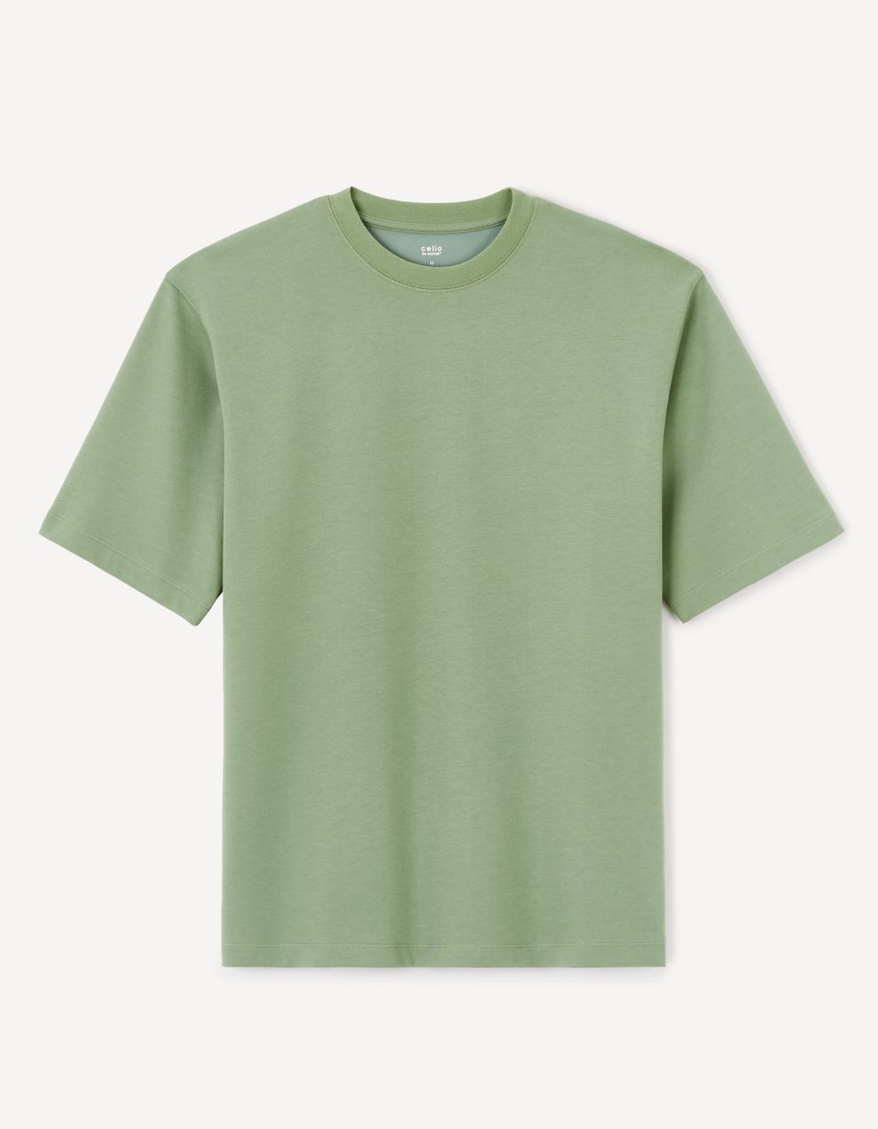 Zelené pánske oversize tričko Celio Gehem
